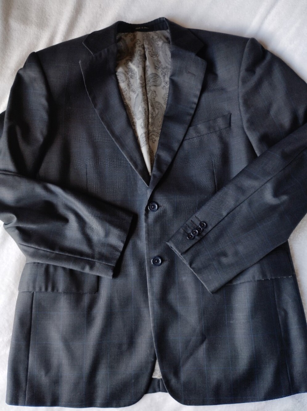 Tiglio Italian Super 150's Wool by Lane Biellesi Italy Barbaresco Size 42 R